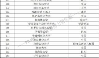 世界前100所大学排名